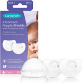 Lansinoh Contact Nipple Shields with Case (20mm - Medium)
